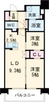 ローレルアイ名駅東の間取り画像