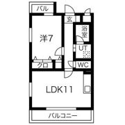 ビゴラス幸心の間取り画像