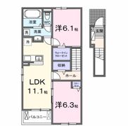 ロータスパークBの間取り画像