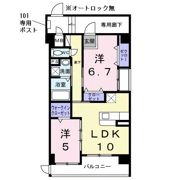 コンフォート フィールドの間取り画像