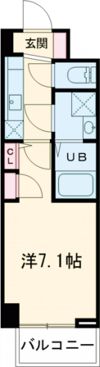 S-RESIDENCE高井田Centralの間取り画像