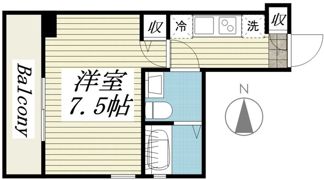 インフィニティ大宮の間取り画像