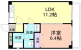 箕西マンションの間取り画像
