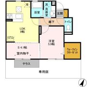 サイドガーデン南増尾 A棟の間取り画像