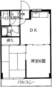 スカイパレス町田の間取り画像