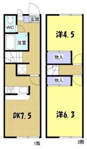 グランコートの間取り画像