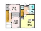 スピネルデュオの間取り画像