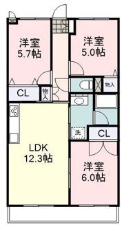 シャロワの間取り画像