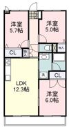 シャロワの間取り画像