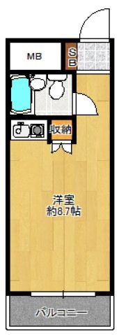 豊国スカイマンション国分の間取り画像