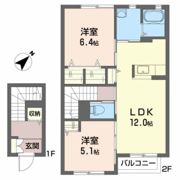 サニープレイスCの間取り画像