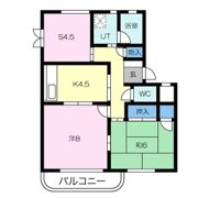 清住ハイツ インターネット使い放題!!の間取り画像