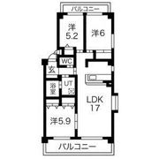グリーンタウン宮地B棟の間取り画像
