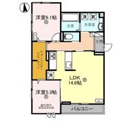 D-ROOM和歌山四番丁の間取り画像