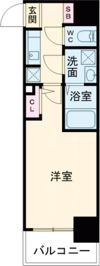 S-RESIDENCE堺市駅前の間取り画像