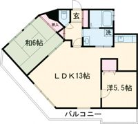 ベルトピア松戸第6の間取り画像