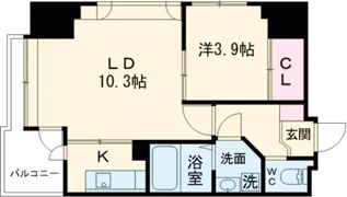 ウェルブライト上通りの間取り画像