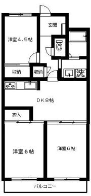 グランドパレス白鳥の間取り画像