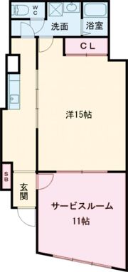 ラフレイズ本町の間取り画像