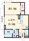 D-chambre掛樋の間取り画像