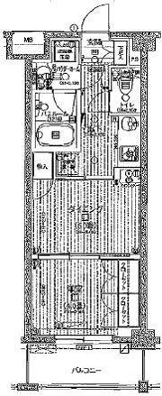 日神デュオステージ高円寺の間取り画像