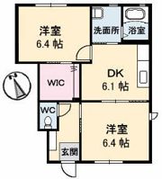 シャーメゾンエリル A棟の間取り画像