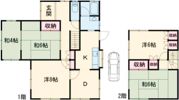 つつじが丘北9番町91戸建の間取り画像