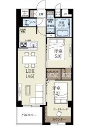 エルグランド春日の間取り画像