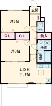 パティオ三木の間取り画像