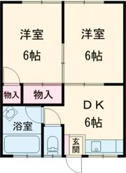アクア上白川A棟の間取り画像