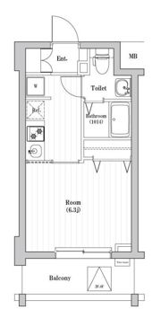レジデンス鶴間駅前の間取り画像
