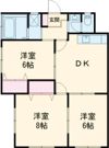 ハイツ大野の間取り画像