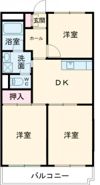 テクノハイツ楓の間取り画像