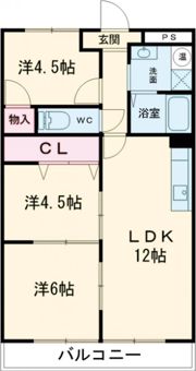 ハイム西明石の間取り画像