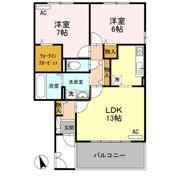 カーサ・セレーノ B棟の間取り画像