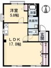ハイネス深津の間取り画像
