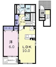 オランジュ・ウエストの間取り画像