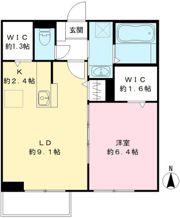 グレイス見川 Cの間取り画像