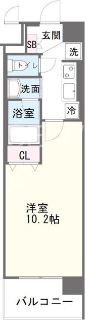 シェソワ堺七道の間取り画像