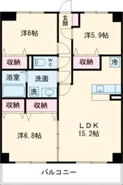 プラスペリティの間取り画像