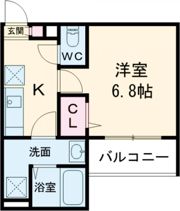 アバンティオ平野市町Ⅱの間取り画像