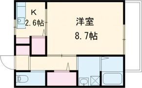 ハイツウエストⅡの間取り画像