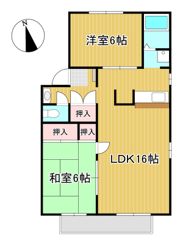 カーサクオーレA・Bの間取り画像