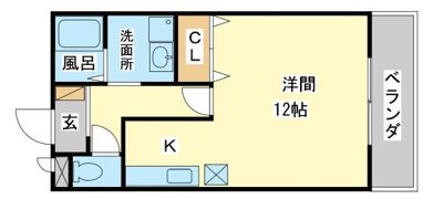 アヴニール今宿の間取り画像