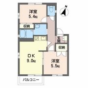 ウッディベル Dの間取り画像
