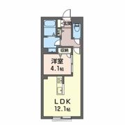 西浜田レジデンスの間取り画像
