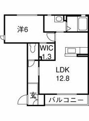 カーサレジオ Aの間取り画像