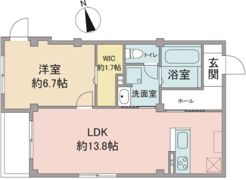 ユアメゾンやわらぎの間取り画像
