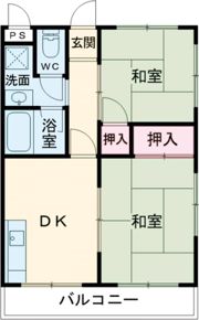 コーポ原島の間取り画像