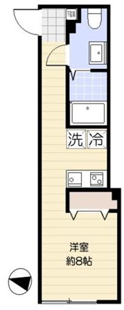ベイルーム新子安の間取り画像